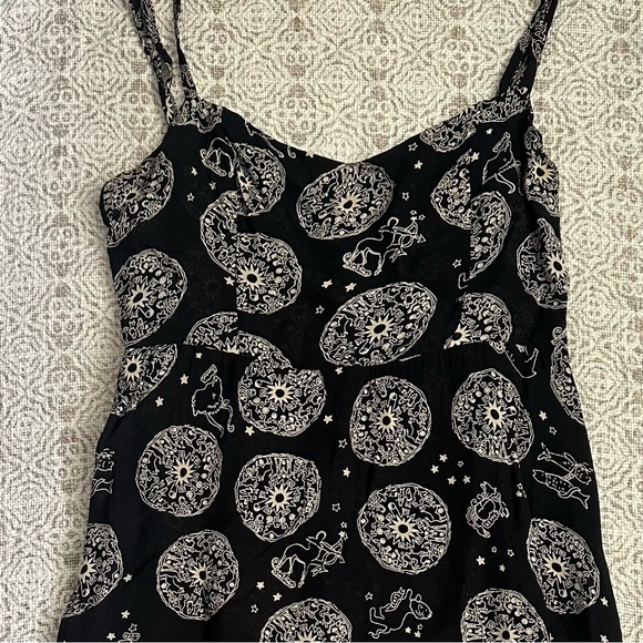 Reformation Teresa Zodiac Print Slip Dress - Picture 4 of 8